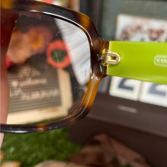 Coach Sunglasses Frames and Case Emma Tortoise Green Frame C Logos 57[]17 135 - Picture 9 of 10